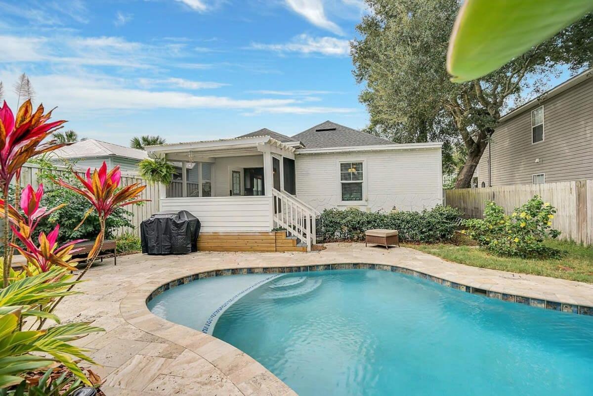 Charming Cottage W Pool, Walkable To Downtown St. Augustine Exteriör bild